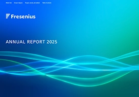 Cover of Fresenius Annual Report 2025 (Photo)